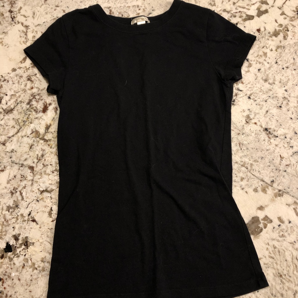Black Basic Tee